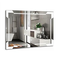 Azario ФР-00001350 Крокус Зеркало подвесное, с подсветкой, 80х60 см, белое