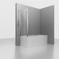 RGW 352205407-11 Screens Z-050-4 Боковая панель 150 см для душевой двери, профиль хром