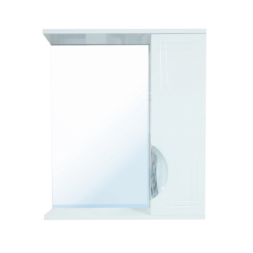 Loranto CS00060410 Верона Зеркальный шкаф, 60х70 см, белый купить  в интернет-магазине Сквирел