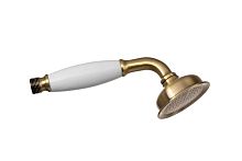 Cezares LIRA-M-DEF2-02-Bi Ручной душ со шлангом 150 см. и держателем, бронза, ручка белая