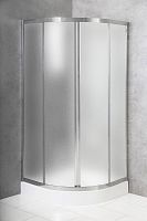 BelBagno DUE-R-2-90-P-Cr Душевой уголок 190х90х90 см, стекло рифленое/профиль хром