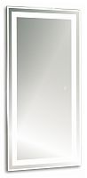 Azario ФР-00002159 Лира Зеркало подвесное, с подсветкой, 45х150 см, белое