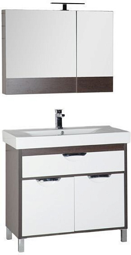 Aquanet 00172720 Гретта Комплект мебели для ванной комнаты, белый купить  в интернет-магазине Сквирел