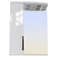 Loranto CS00024665 Стиль Зеркальный шкаф, 58х75 см, белый купить  в интернет-магазине Сквирел