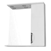 Loranto CS00024671 Стиль Зеркальный шкаф, 60х82 см, белый купить  в интернет-магазине Сквирел