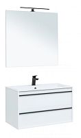 Aquanet 00271957 Lino Комплект мебели для ванной комнаты, белый купить  в интернет-магазине Сквирел