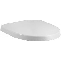 Jacob Delafon E70008-00 PANACHE Крышка-сиденье для унитаза с микролифтом, белая/петли хром