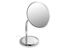 Keuco 17677019000 Elegance Косметическое зеркало с подсветкой, 21 см, хром купить  в интернет-магазине Сквирел