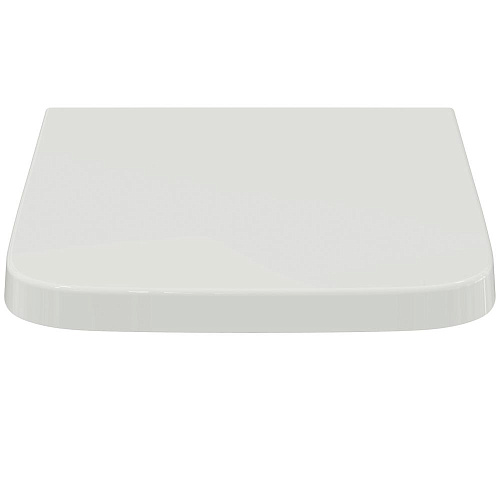 Ideal Standard T392701 Blend Cube Крышка-сиденье для унитаза, стандарт, микролифт, тип Wrapover, дюропласт, легкосъемное (шарниры Easy Take Off), белый