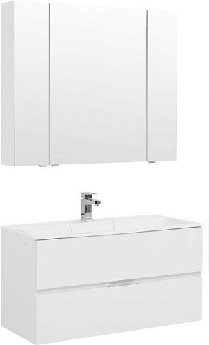Aquanet 00237360 Алвита Комплект мебели для ванной комнаты, белый купить  в интернет-магазине Сквирел