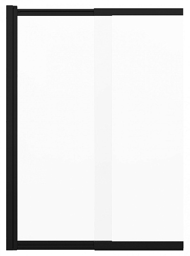 Azario AZ-NF6122 800 BLACK Merrit Шторка для ванны 80 см, профиль черный