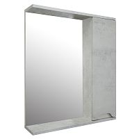 Loranto CS00086984 Florena Зеркальный шкаф 60х60 см, серый матовый купить  в интернет-магазине Сквирел