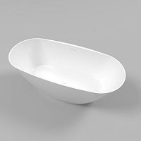 WHITECROSS 0208.160075.100 Onyx Ванна из искусственного камня 160х75 см, белая