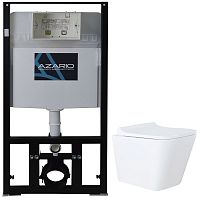 Azario AZ-8010-1000+AZ-0052 Комплект инсталляции с унитазом Teramo с сидением микролифт