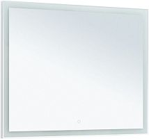 Aquanet 00274134 Гласс Зеркало без подсветки, 100х80 см, белое