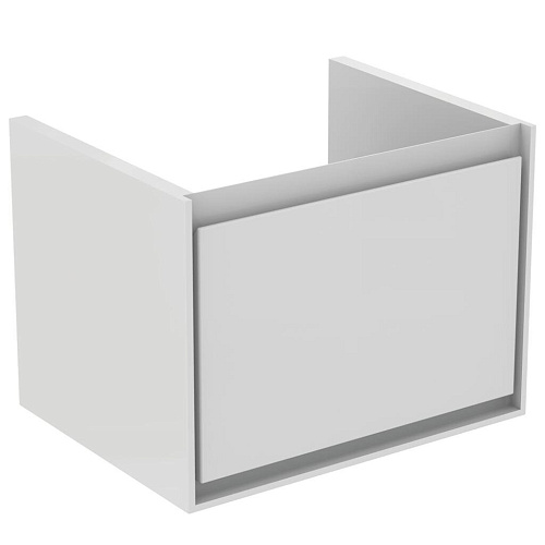 Ideal Standard E0846B2 Connect Air Cube Тумба для умывальника, 60 см, белый глянцевый + матовый купить  в интернет-магазине Сквирел