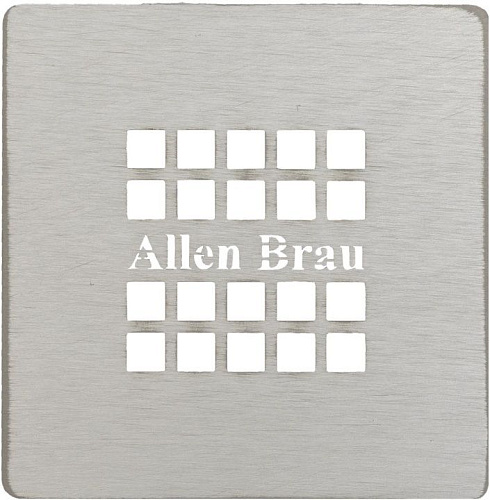 Allen Brau 8.310N1-BA Priority Накладка для сифона, 13х13 см, серебряная